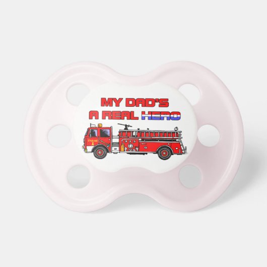 Real Hero Firefighter Pacifier (Front)