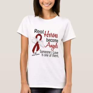 Real Heroes Become Angels Multiple Myeloma T-Shirt