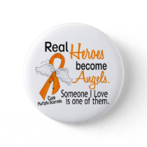 Real Heroes Become Angels Multiple Sclerosis Button