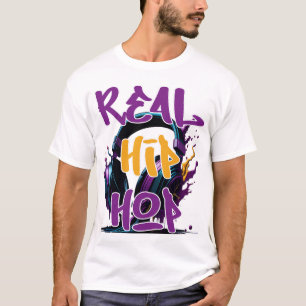 Real Hip Hop Headphones T-Shirt – Urban Street