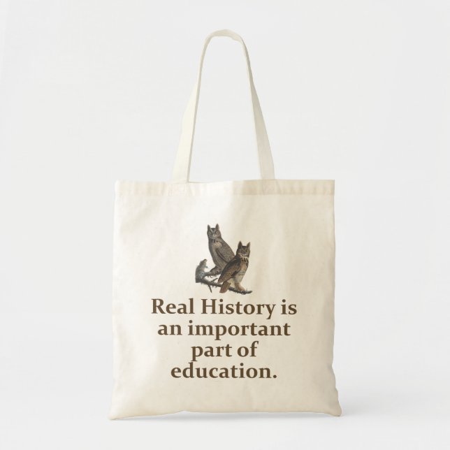 Real History Is An Important Part - Education Quot Tote Bag (Front)