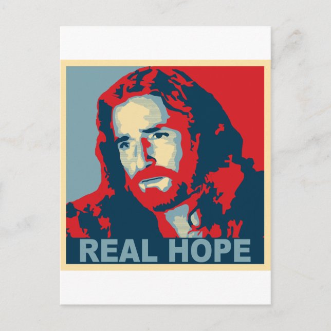Real Hope Jesus Postcard (Front)