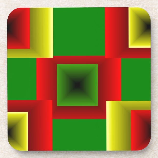 REAL  JAMAICA BEVERAGE COASTER (Front)