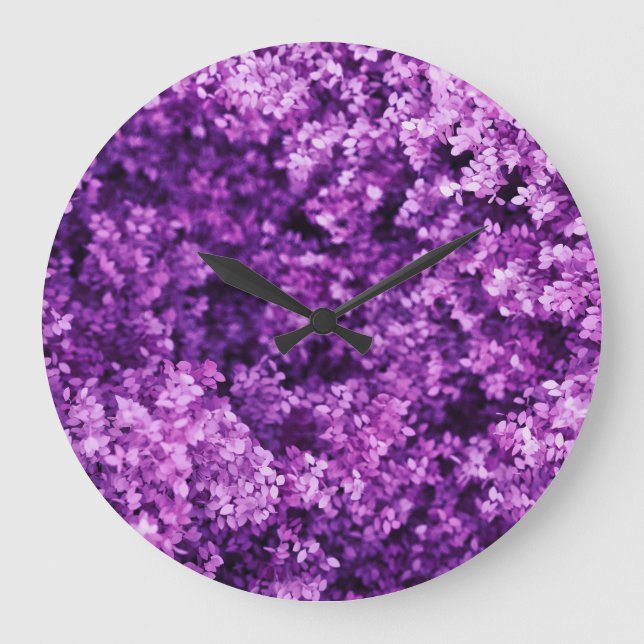 Real knitted fabric, textured background. large clock (Front)
