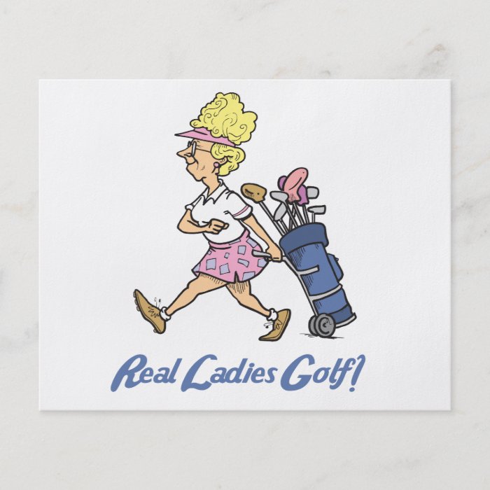 real ladies golf flyers