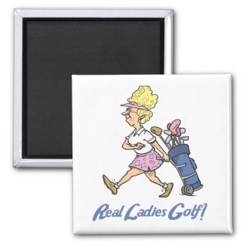 Real Ladies Golf Magnet by sports_shop at Zazzle