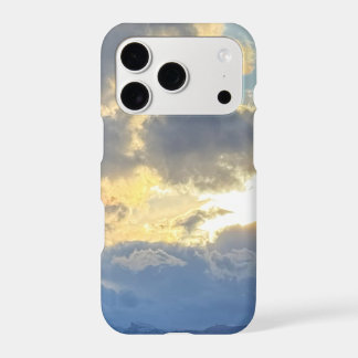 Real Las Vegas Golden Sunset Mountain Clouds iPhone 17 Pro Case