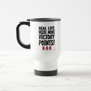 Real Life Victory Points Fun Board Gamer Saying Travel Mug