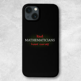 Real Mathematicians Have Curves   Funny Math iPhone 13 Case