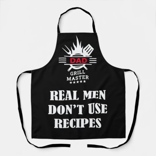 Real Men BBQ Apron