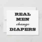 REAL MEN change DIAPERS (Front)