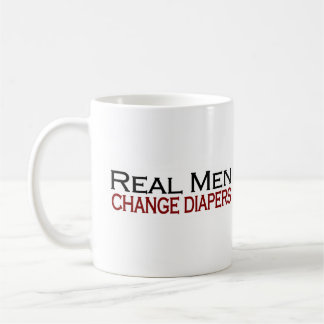 Real Men Change Diapers Coffee Mug