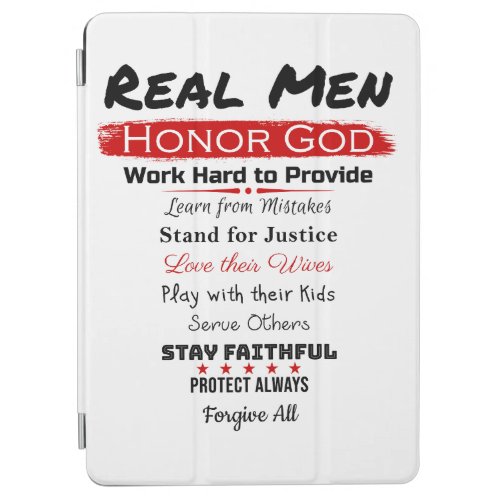 Real Men â Christian Dads Super List of Faith   iPad Air Cover