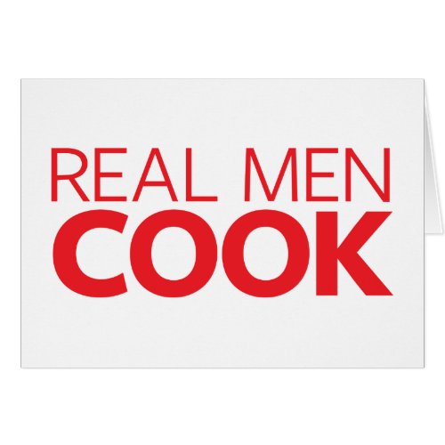 Real Men Cook