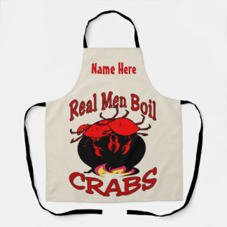 Real Men Cook Aprons- add text, Apron