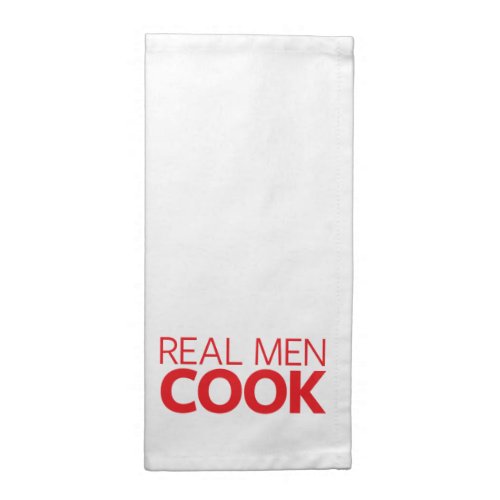 Real Men Cook Cloth Napkin