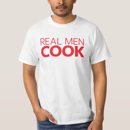 Real Men Cook T_Shirt