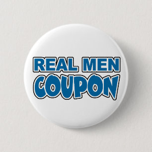 Real Men Coupon Button