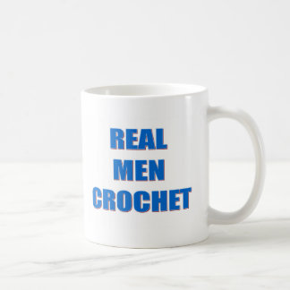 Real Men Crochet Coffee Mug