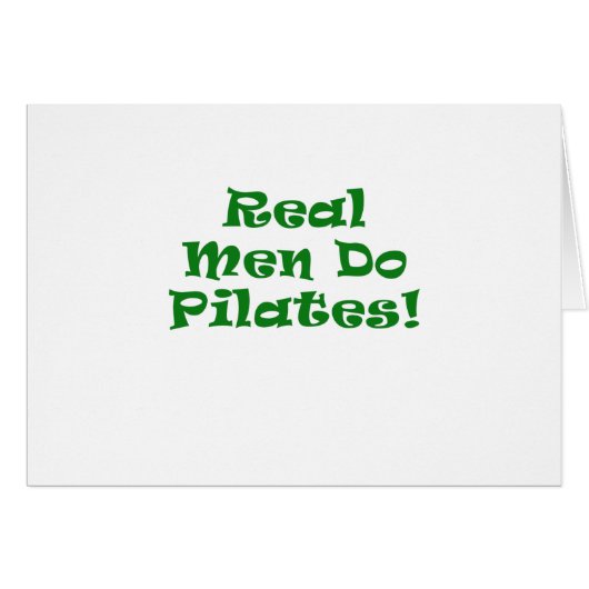 Real Men Do Pilates Cards (Front Horizontal)