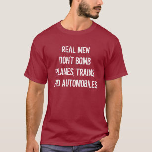 Trains Planes Trucks Boy's Trendy Letter Print T-shirt, Casual