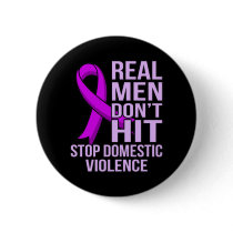 Real Men Don't Hit Stop Domestic Violence Button