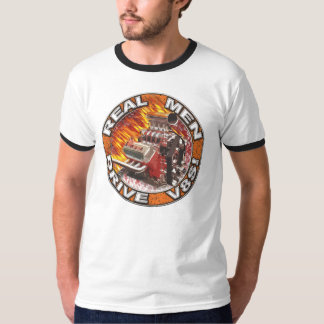 Real Men Drive V8s Ringer Shirt