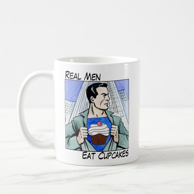 Real Men Eat Cupcakes Mug (Left)