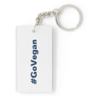 Real Men Eat Kale Rectangle (doublesided) Keychain
