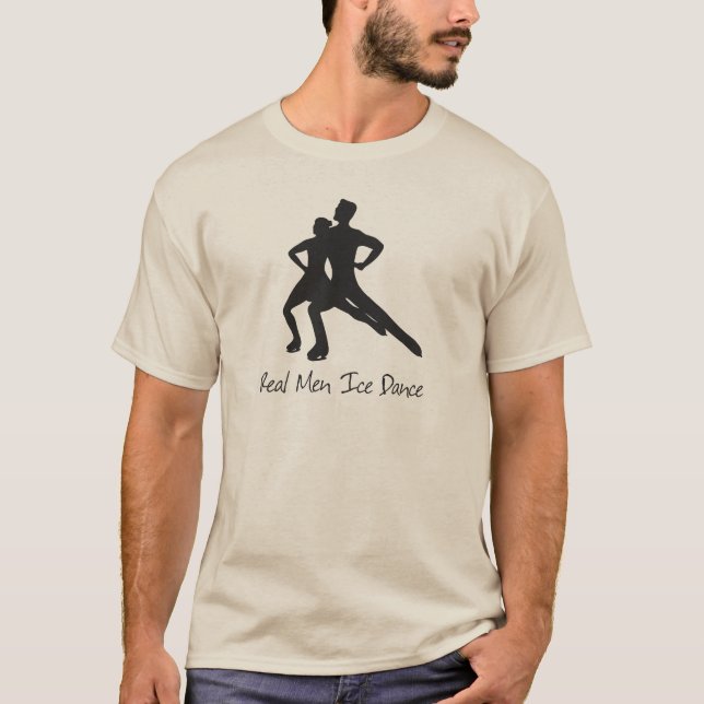 Real Men Ice Dance T-Shirt (Front)