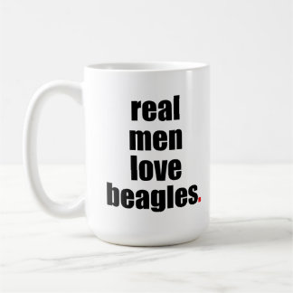 Real Men Love Beagles Mug