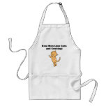 Real Men Love Cats And Cooking Funny Apron For Him at Zazzle