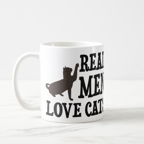 Real Men Love Cats Coffee Mug