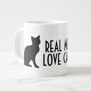 Real Men Love Cats Travel Mug