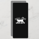 Real Men Love Cats Graphic Design on Black Decor (Front/Back)