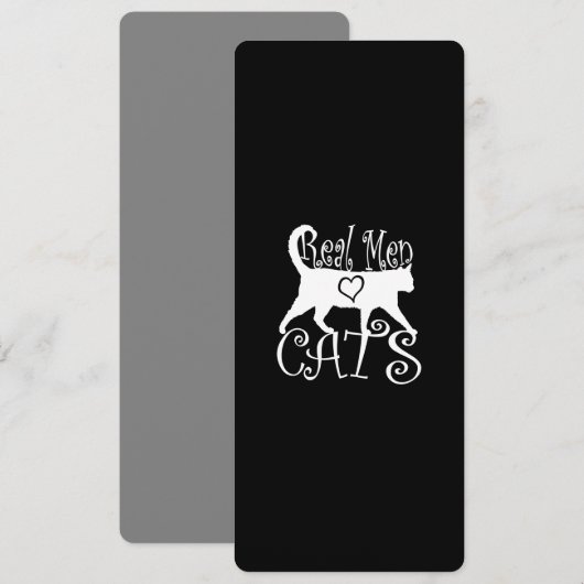 Real Men Love Cats in Style (Front/Back)