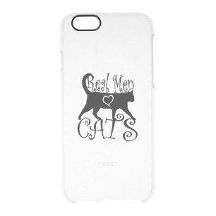 Real Men Love Cats in Style Clear iPhone 6/6S Case