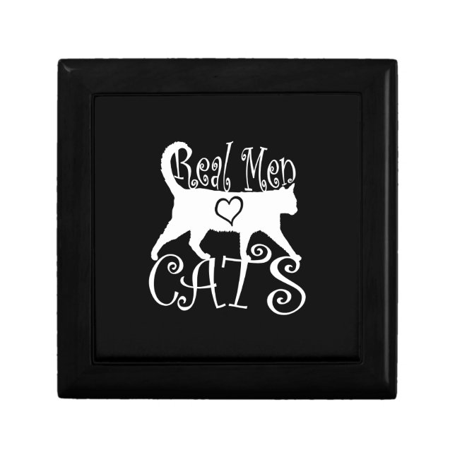 Real Men Love Cats Logotype Gift Box (Front)