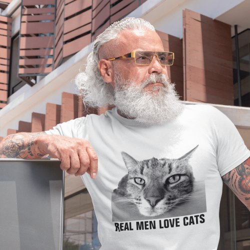 Real Men Love Cats Mens Cat T_shirts