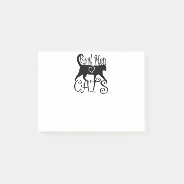 Real Men Love Cats Post-it Notes (Front)