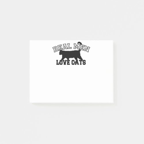 Real Men Love Cats Post_it Notes