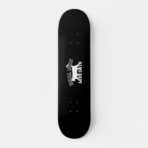 Real Men Love Cats Silhouette Skateboard Deck