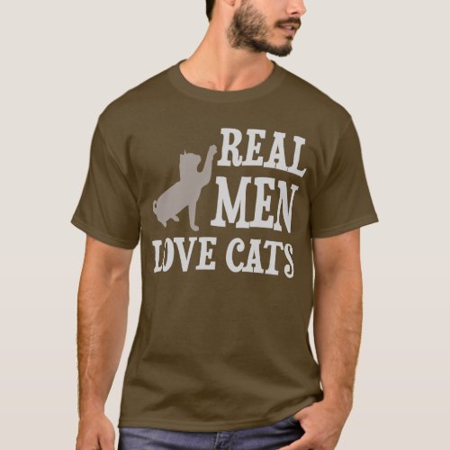 Real Men Love Cats T_Shirt