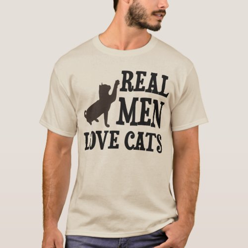 Real Men Love Cats T_Shirt
