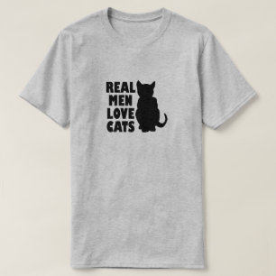 REAL MEN LOVE CATS T-Shirt