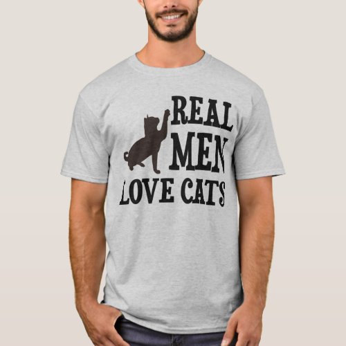 Real Men Love Cats T_Shirt