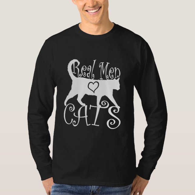 Real Men Love Cats T-Shirt (Front)