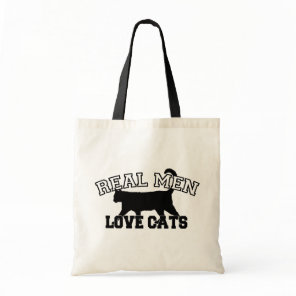 Real Men Love Cats Tote Bag