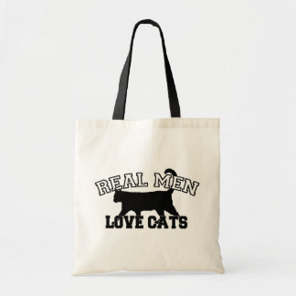 Real Men Love Cats Tote Bag