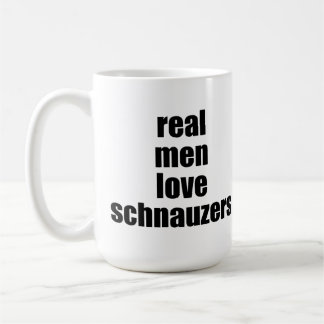 Real Men Love Schnauzers Mug